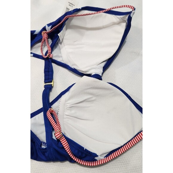 Hot Water One piece Swimsuit For Women size Medium American Flag Print.  New!! - Picture 6 of 9